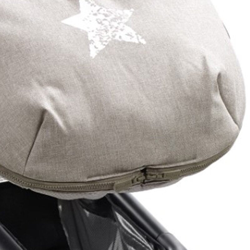 Sac de iarna, Jane, Nest, Pentru carucior, Universal, 95 x 46 cm, Material interior din fleece, Shadow