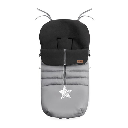 Sac de iarna, Jane, Nest, Pentru carucior, Universal, 95 x 46 cm, Material interior din fleece, Shadow