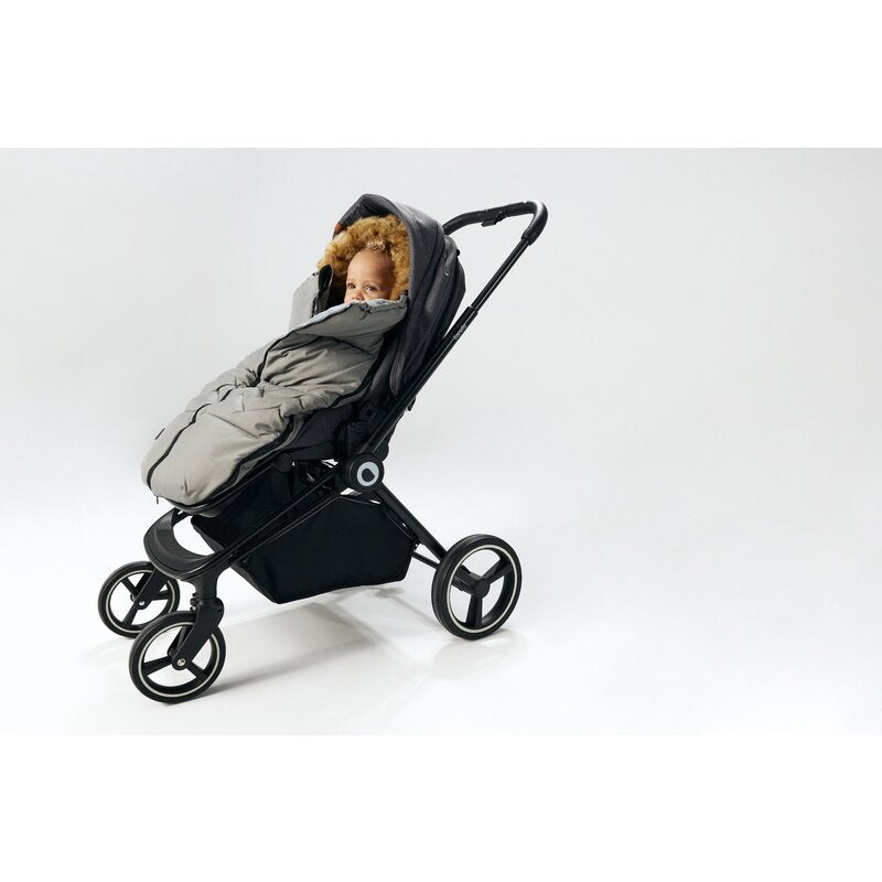 Sac de iarna, Lionelo, Frode, Pentru carucior, 90x45 cm, Impermeabil, Universal, Gri