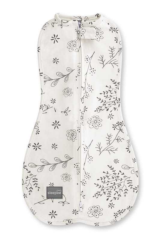 Saculet Swaddle infasat Nou Nascut Bumbac + Caciulita - First Step
