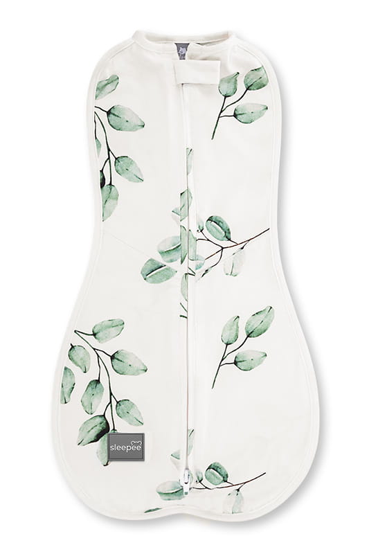 Saculet Swaddle infasat Nou Nascut Bumbac + Caciulita - First Step