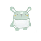Saculet pentru jucariile de baie, Jane, Bunny, Cu sistem de prindere cu ventuze, Conform cu standardele europene de siguranta EN 71-1:2014+A1:2018EN 71-2:2020EN 71-3:2019+A1:2021, Mint