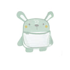 Saculet pentru jucariile de baie, Jane, Bunny, Cu sistem de prindere cu ventuze, Conform cu standardele europene de siguranta EN 71-1:2014+A1:2018EN 71-2:2020EN 71-3:2019+A1:2021, Mint