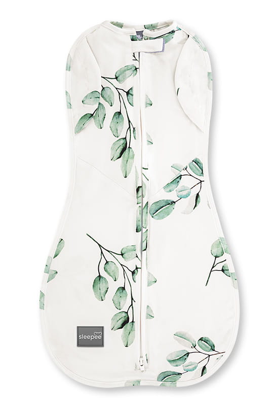Saculet Swaddle infasat Bebe Bumbac + Caciulita - Second Step