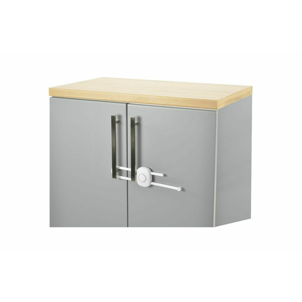 Incuietoare Dulap Culisanta Safety 1st Outsmart Protectie Copii Alba