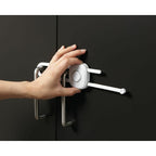 Încuietoare culisantă Safety 1st Outsmart, albă