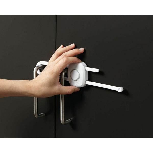 Incuietoare Dulap Culisanta Safety 1st Outsmart Protectie Copii Alba