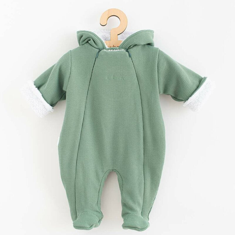 Salopeta de iarna New Baby Frosty 56, Menta – salopeta cu glugă