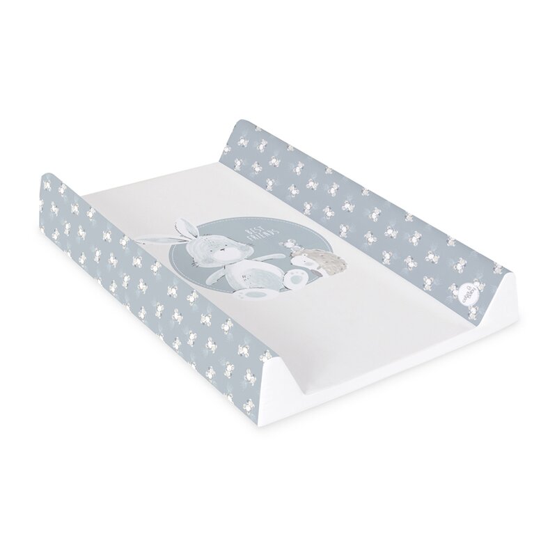 Saltea de infasat, Ceba Baby, Basic, 50x70 cm, Atasabila la patut, Fara BPA, 0 luni+, Friends