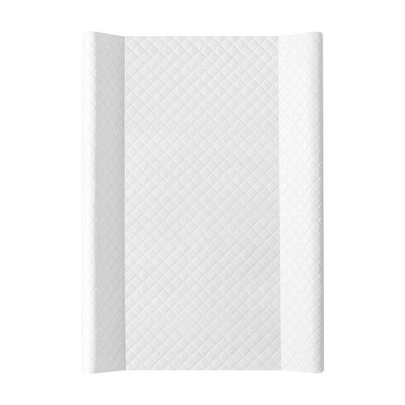 Saltea de infasat, Ceba Baby, Confort, 50x70 cm, Atasabila la patut, Fara BPA, 0 luni+, Caro White