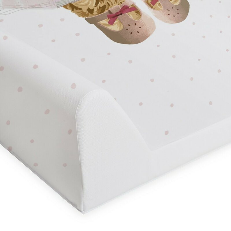 Saltea de infasat, Ceba Baby, Confort, 50x70 cm, Atasabila la patut, Fara BPA, 0 luni+, Fluffy Puffy Poly