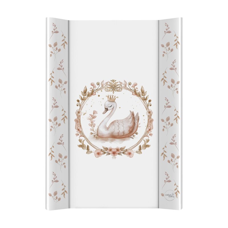 Saltea de infasat, Ceba Baby, Moale, Profilata, 50x70 cm, Pentru comode si masute de infasat, Fara BPA, Impermeabila, 0 luni+, Basic Glamour Style