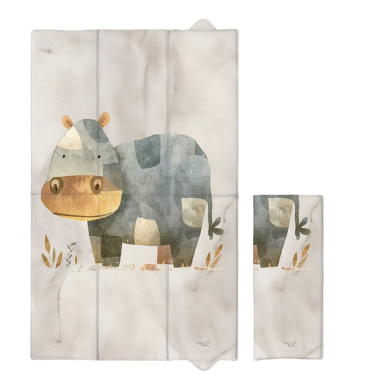 Saltea de Infasat Ceba Baby Pliabilă 80x50 cm Basic Cosy Hippo
