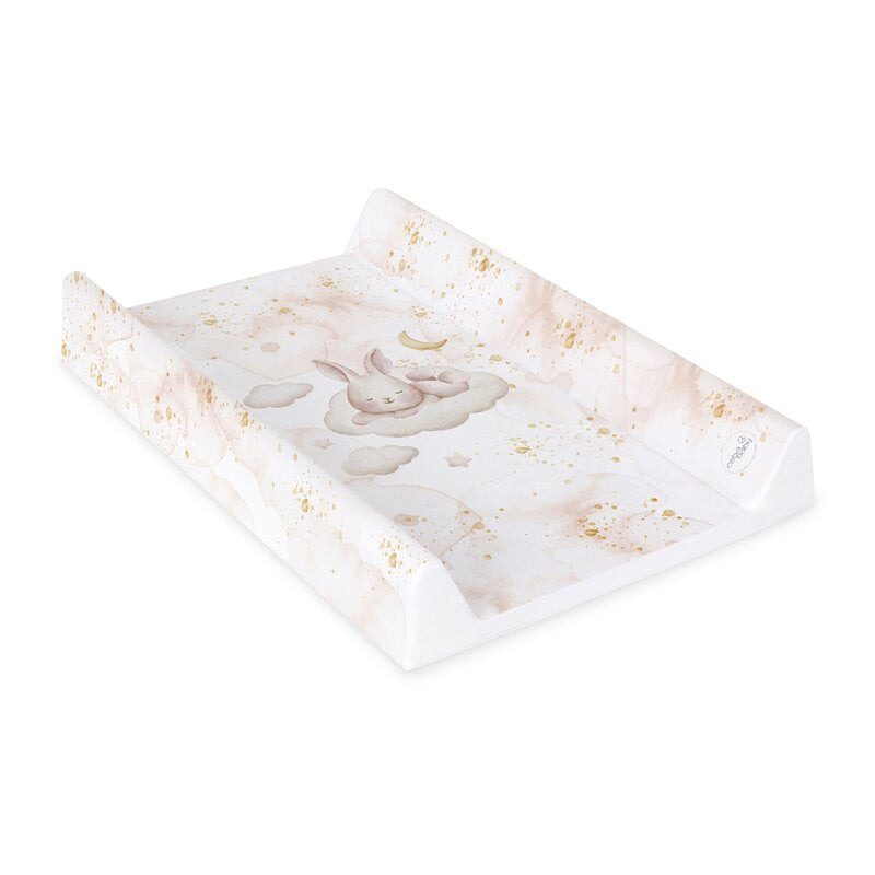 Saltea de infasat, Ceba Baby, Ultra Light, 50x70 cm, Atasabila la patut, Fara BPA, 0 luni+, Sleepy Bunny