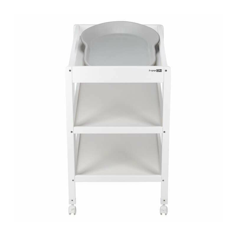 Saltea de infasat, FreeON, Prestige, Moale, Utilizabila si fara husa, Design ergonomic, Spuma PU, 70x44.5x11 cm, Fara BPA, 0 luni+, Grey