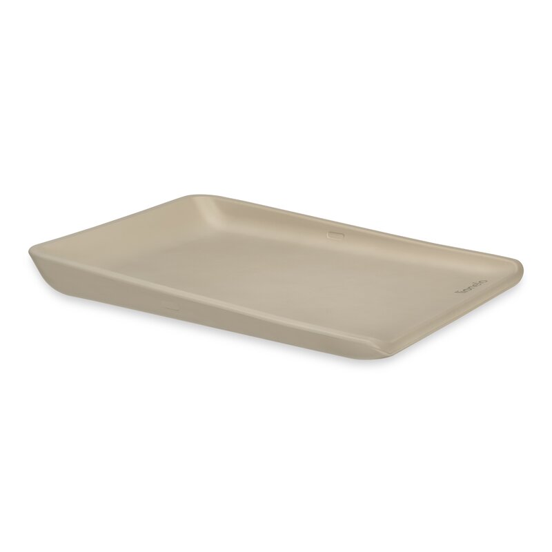 Saltea de infasat, Lionelo, Megs, Moale, Utilizabil si fara husa, Impermeabila, Design ergonomic, 70x49 cm, Fara BPA, Conform cu standardul de securitate EN71-3, 0 luni+, Bej