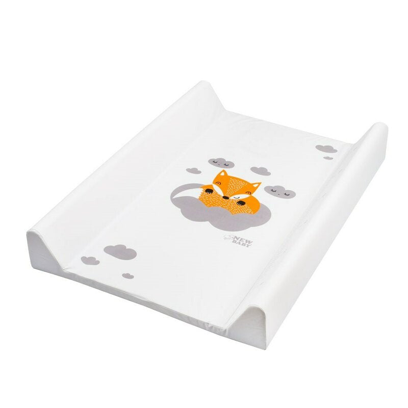 Saltea de infasat, New Baby, 50x70, Atasabila la patut, Cu taliometru, Fara substante nocive, 0 luni+, Fox