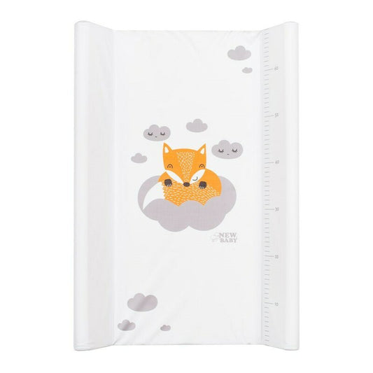 Saltea de infasat, New Baby, 50x70, Atasabila la patut, Cu taliometru, Fara substante nocive, 0 luni+, Fox