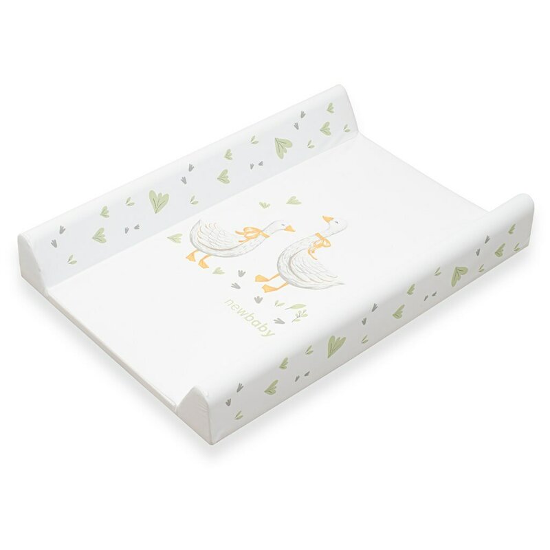Saltea de infasat New Baby Goose 50x70 cm, Alb – salteaua văzută din unghi