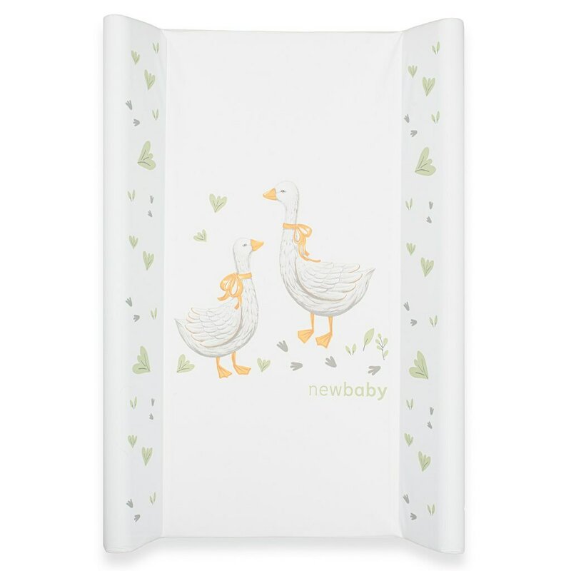 Saltea de infasat New Baby Goose 50x70 cm, Alb – salteaua cu imprimeu cu gâște