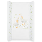 Saltea de infasat New Baby Goose 50x70 cm, Alb – salteaua cu imprimeu cu gâște