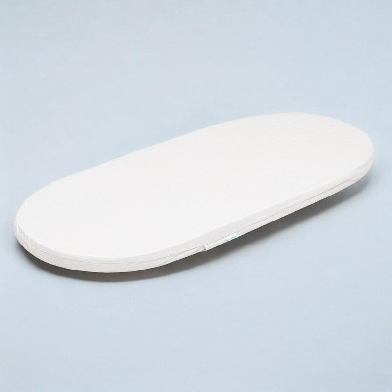 Saltea landou, New Baby, Standard, Husa detasabila si lavabila, Din spuma poliuretanica, 75x35x3.5 cm, 0 luni+, Alb