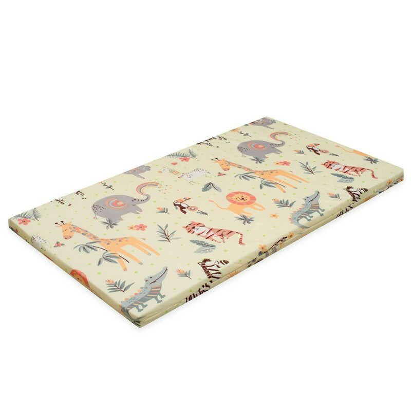 Saltea New Baby Basic Zoo, imprimeu multicolor cu animale