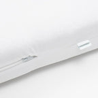 Saltea patut New Baby Standard 120x60x6 cm, Alb – detaliu al fermoarului husei