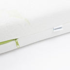 Saltea pentru patut, New Baby, Classy, 120x60x11 cm, Cu Aloe Vera, Compozitie Hrisca-Spuma-Cocos, Hipoalergenica si antibacteriana, Cu husa detasabila, Alb
