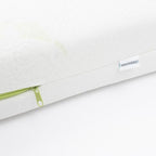 Saltea pentru patut, New Baby, Classy, 120x60x11 cm, Cu Aloe Vera, Compozitie Hrisca-Spuma-Cocos, Hipoalergenica si antibacteriana, Cu husa detasabila, Alb