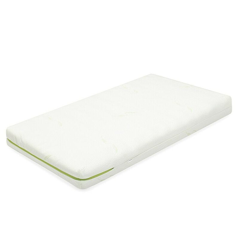 Saltea pentru patut, New Baby, Classy, 120x60x11 cm, Cu Aloe Vera, Compozitie Hrisca-Spuma-Cocos, Hipoalergenica si antibacteriana, Cu husa detasabila, Alb