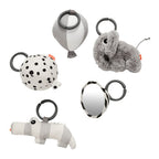 Salteluta de joaca cu activitati Done by Deer Deer Friends Grey, imagine 3