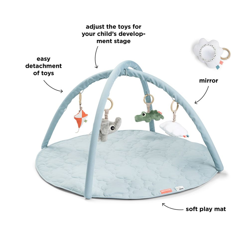 Salteluta de joaca cu activitati Done by Deer Playground Blue