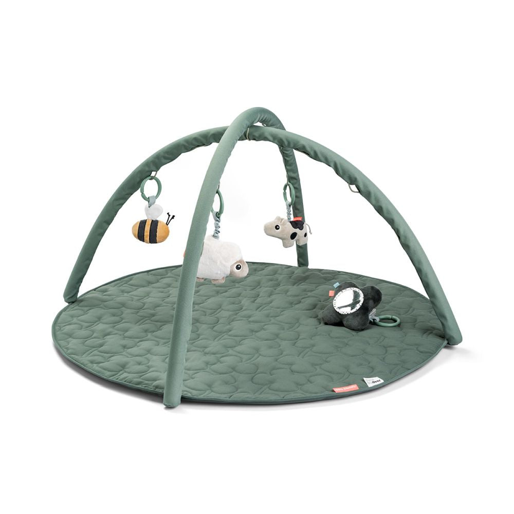 Salteluta de joaca cu activitati Done by Deer Tiny Farm Green, imagine 2
