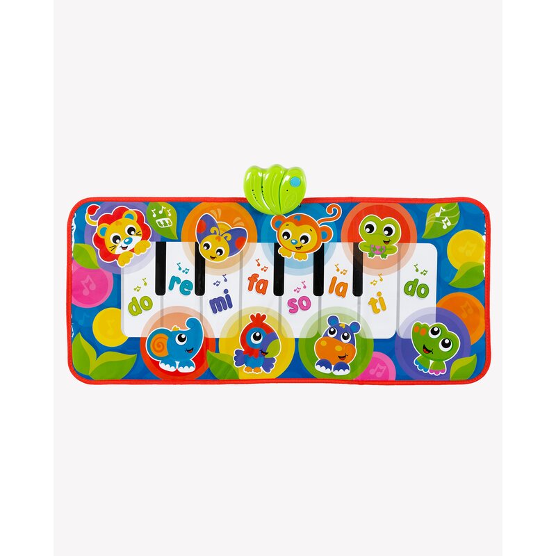 Salteluta pian pentru bebelusi Playgro Jumbo Jungle Musical 79 cm cu 8 melodii