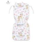 Detaliu al modelului MimiNu Sweet Deer Pink/Pink pentru cărucior