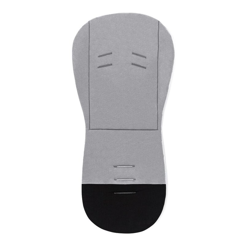 Salteluta pentru carucior, Petite&Mars, Reversibila, Cu doua fete, Din spuma, 86x42 cm, Gri