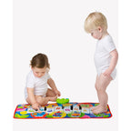 Salteluta pian pentru bebelusi Playgro Jumbo Jungle Musical 79 cm cu 8 melodii