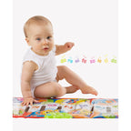 Salteluta pian pentru bebelusi Playgro Jumbo Jungle Musical 79 cm cu 8 melodii