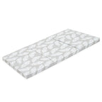 Saltea pliabila New Baby Standard Feather 120x60x5 cm, Gri – salteaua întinsă