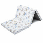 Saltea pliabila New Baby Standard Koala 120x60x5 cm, Albastru – salteaua parțial pliată
