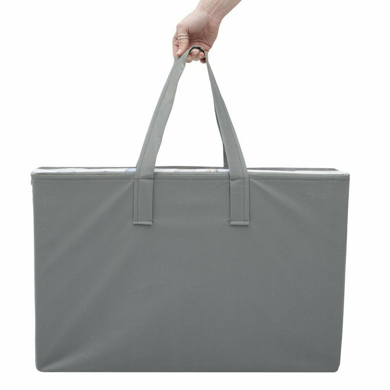 Salteluta pliabila, New Baby, Standard, Pentru patut, Cu geanta de transport inclusa, Cu husa detasabila din bumbac, Din spuma, 120x60x5 cm, 0 luni+, Koala Blue