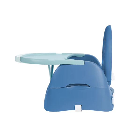 Booster Pliabil Badabulle Nomad Albastru cu Pisicuta Scaun Portabil