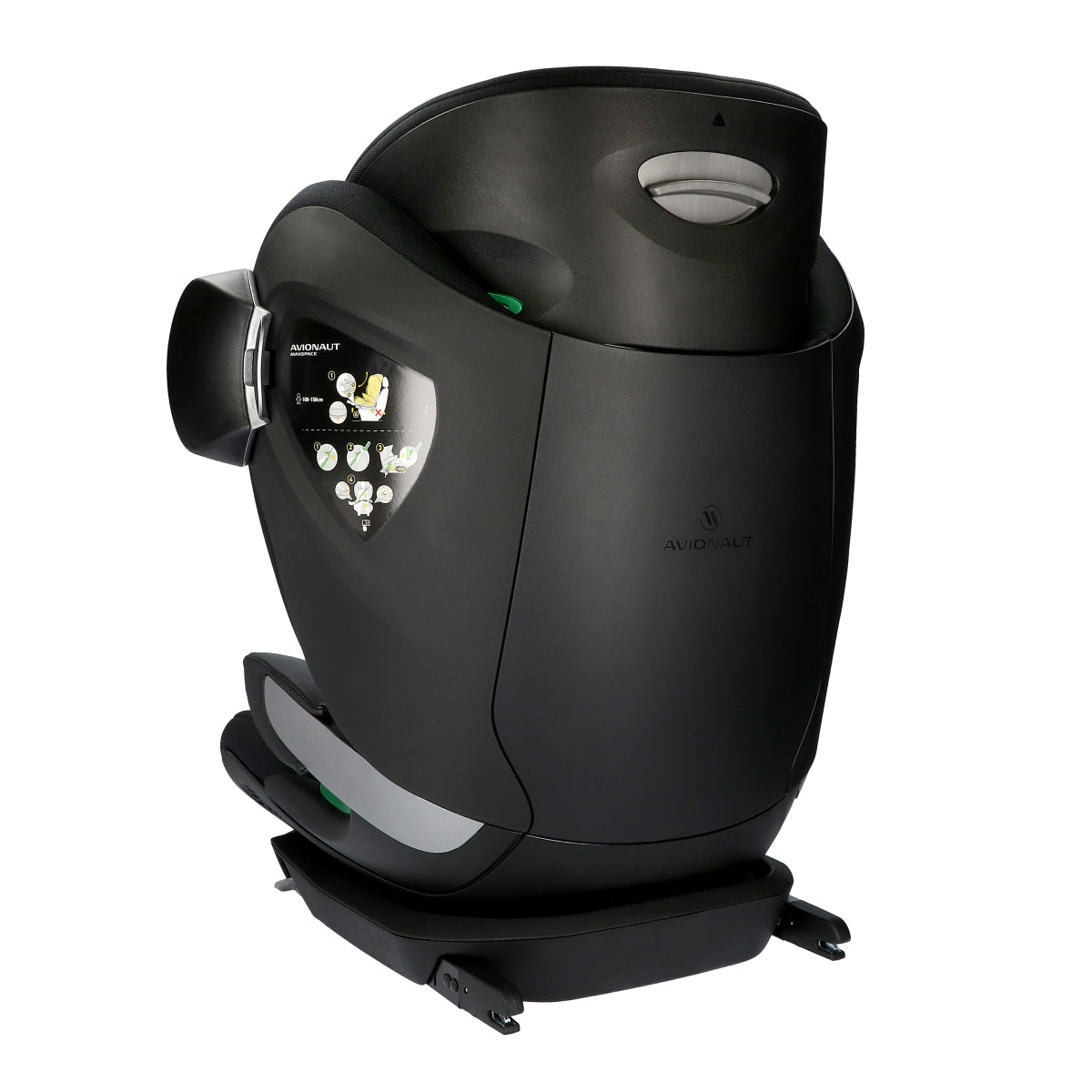 Scaun Auto Avionaut MaxSpace Comfort System Black i-Size 100-150 cm Ergonomic AGR