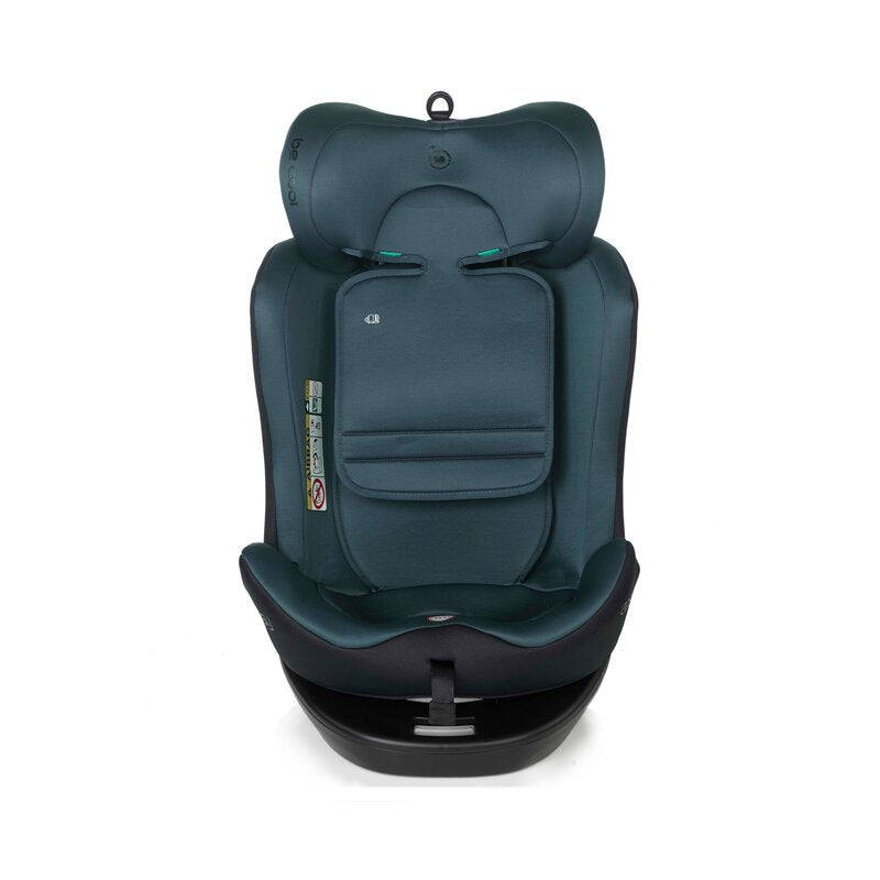 Scaun auto, Be Cool, Easy I-Size, Rotire 360 grade, 40 - 150 cm, 0 - 36 kg, Cu Isofix si Centura Top Tether, Conform cu standardul european de securitate ECE R129, Be Petrol