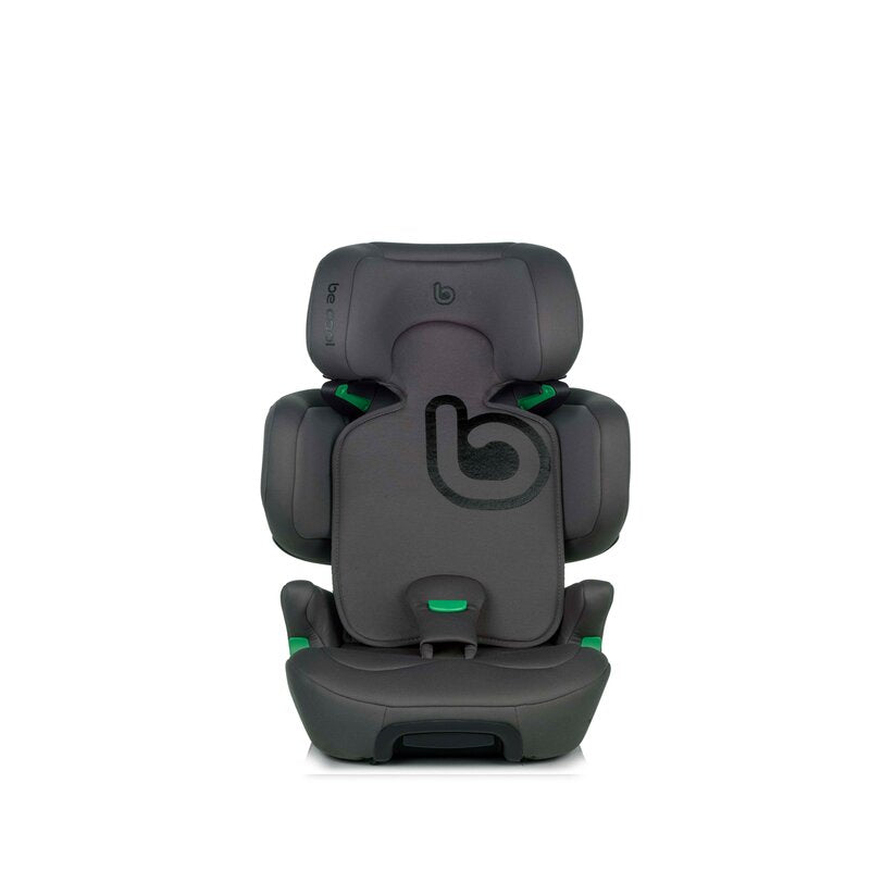 Scaun auto, Be Cool, Foldy, I-Size, Cu sistem isofix, Pliabil, 100-150 cm, 4-12 ani, Conform cu standardul european de securitate ECE R129, Antracit