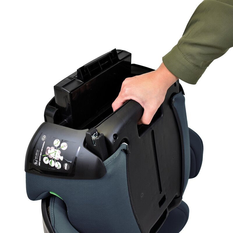 Scaun auto, Be Cool, Foldy, I-Size, Cu sistem isofix, Pliabil, 100-150 cm, 4-12 ani, Conform cu standardul european de securitate ECE R129, Antracit