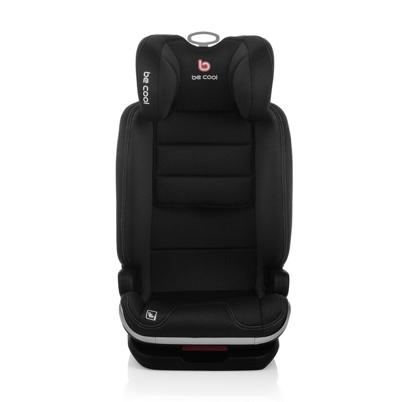 Scaun auto, Be Cool, Mars I-Size, 100-150 cm, 4-12 ani, Cu isofix, Protectie superioara in caz de impact lateral - SPS, Cu tetiera reglabila, Conform cu standardul european de securitate ECE R129, Dark