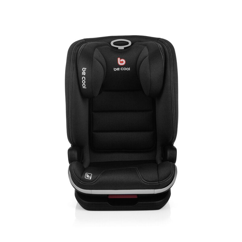 Scaun auto, Be Cool, Mars I-Size, 100-150 cm, 4-12 ani, Cu isofix, Protectie superioara in caz de impact lateral - SPS, Cu tetiera reglabila, Conform cu standardul european de securitate ECE R129, Dark