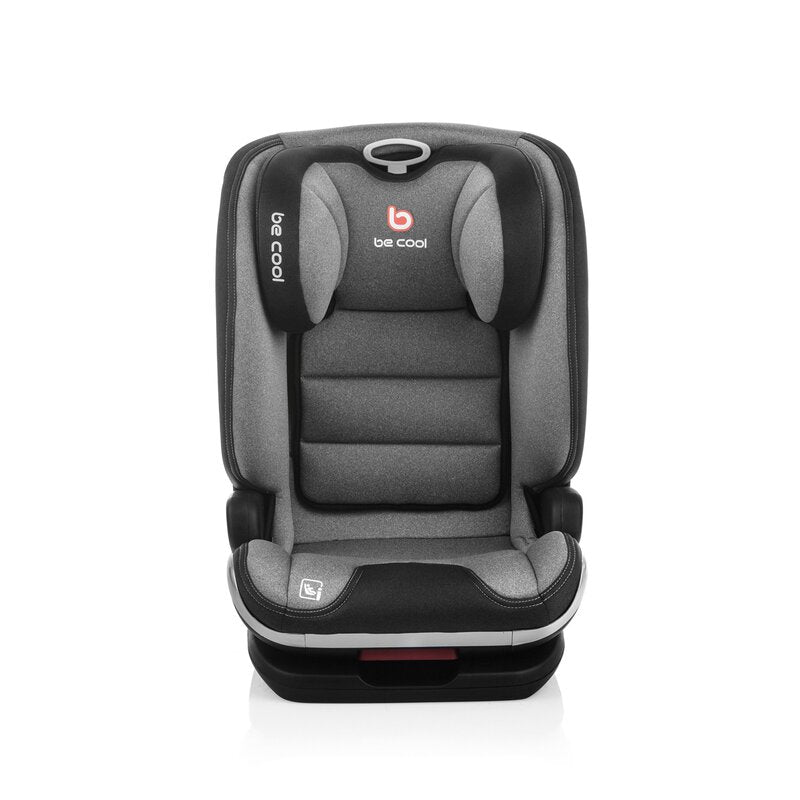 Scaun auto, Be Cool, Mars, I-Size, 100-150 cm, 4-12 ani, Cu isofix, Protectie superioara in caz de impact lateral - SPS, Cu tetiera reglabila, Conform cu standardul european de securitate ECE R129, Iron